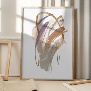 Tablou înramat „Cool Shapes 2” de Sally Ann Moss