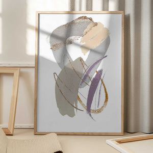 Tablou înramat „Cool Shapes 1” de Sally Ann Moss