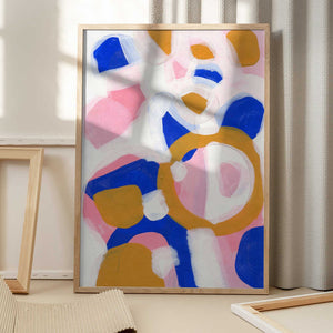 Tablou înramat „'pink Parade'” de Ejaaz Haniff