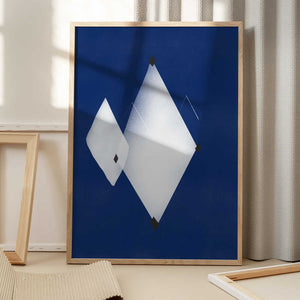 Tablou înramat „Asymmetrical Diamonds” de Little Dean