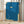 Tablou înramat „Large Abstract Cut Out In Blue” de Little Dean