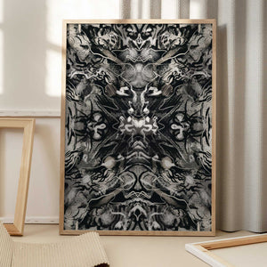 Tablou înramat „Organic Symmetrical  Patterns” de Little Dean