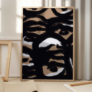 Tablou înramat „Echoes of Abstraction” de Little Dean