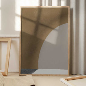 Tablou înramat „Curved Horizon” de Little Dean