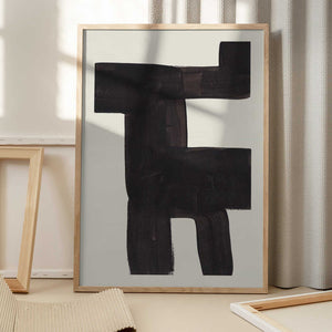 Tablou înramat „Ink Motif 40” de Ejaaz Haniff