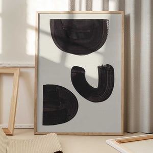 Tablou înramat „Ink Motif 43” de Ejaaz Haniff