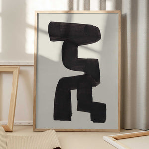 Tablou înramat „Ink Motif 44” de Ejaaz Haniff