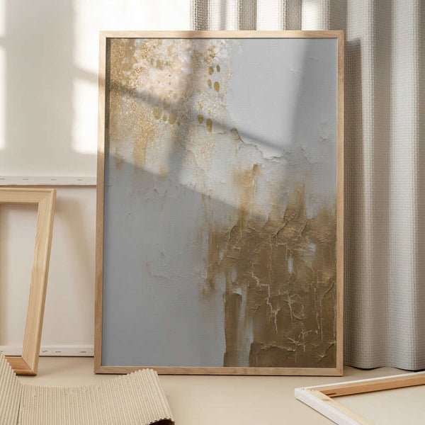 Tablou înramat „Marble in Gold” de Sally Ann Moss