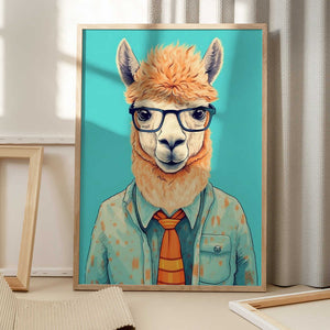 Tablou înramat „Lama 3” de Bilge Paksoylu