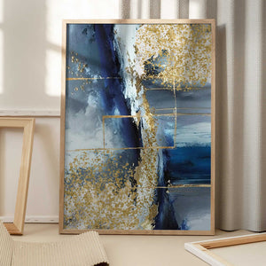 Tablou înramat „Blue Marble” de Sally Ann Moss