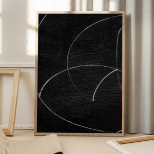 Tablou înramat „Black 1” de Dan Hobday