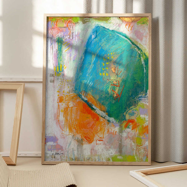 Tablou înramat „Vibrant Whirl” de Dorothy Fagan