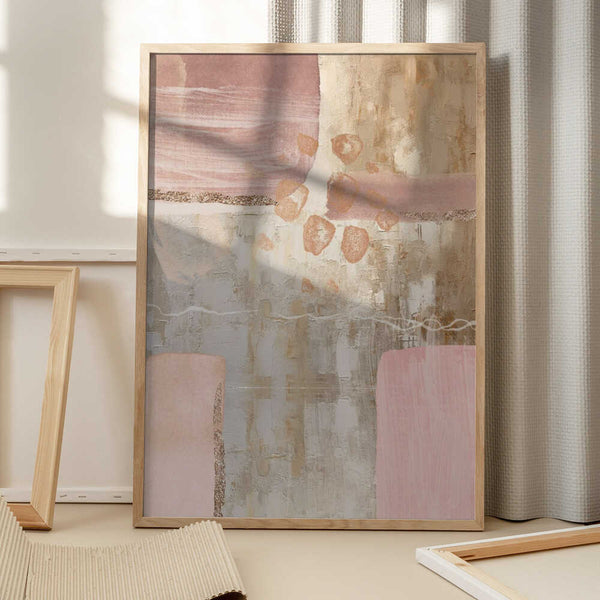 Tablou înramat „Glorious pink-3” de Sally Ann Moss