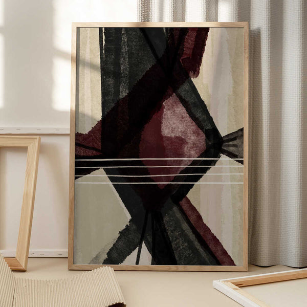 Tablou înramat „Movement III” de Gemma Bardot