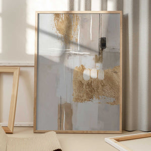 Tablou înramat „Golden Canvas” de Sally Ann Moss