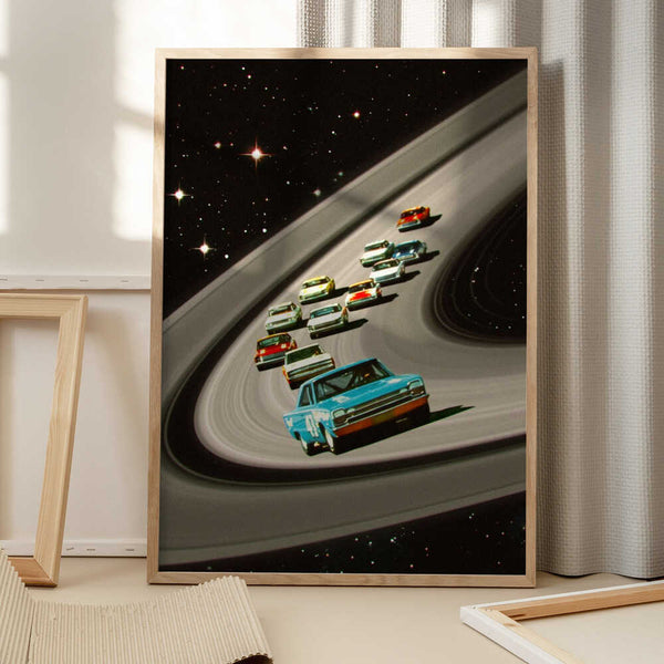 Tablou înramat „Saturn Grand Prix” de Taudalpoi