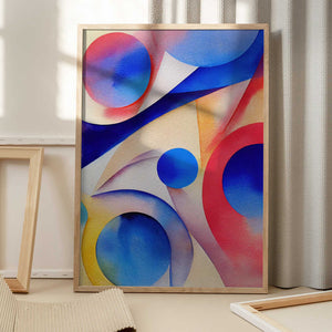 Tablou înramat „Nature Inspired Abstract Watercolor  (Day 10)” de Mauro