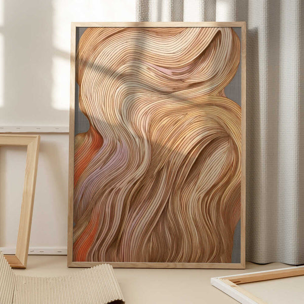 Tablou înramat „Nature line II” de Alma