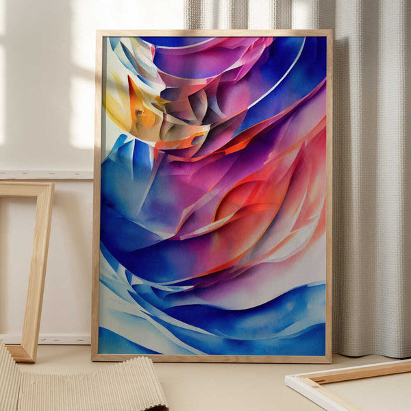 Tablou înramat „Nature Inspired Abstract Watercolor  (Day 42)” de Mauro