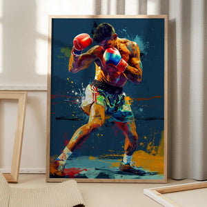 Tablou înramat „Sport Boxer 1” de Justyna Jaszke