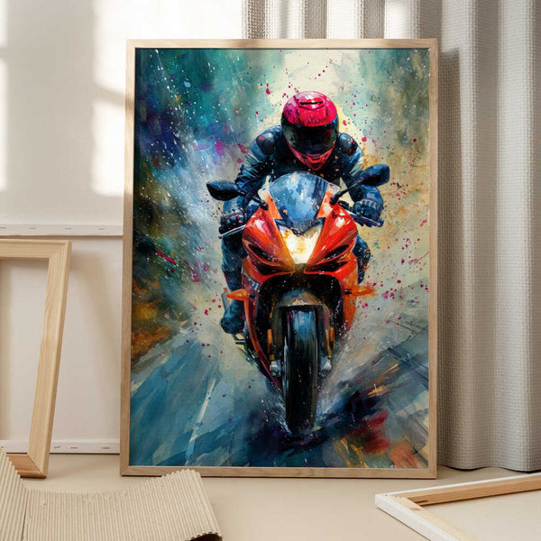 Tablou înramat „Sport Motor 1” de Justyna Jaszke