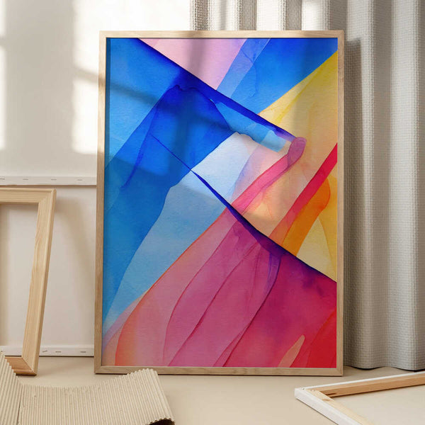 Tablou înramat „Nature Inspired Abstract Watercolor  (Day 72)” de Mauro