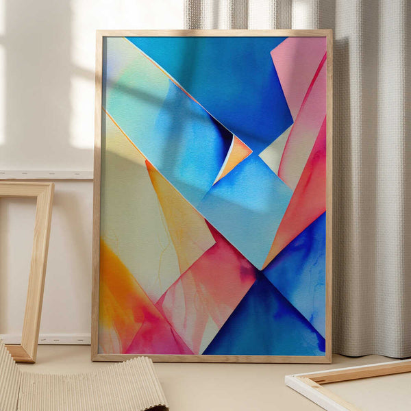 Tablou înramat „Nature Inspired Abstract Watercolor  (Day 91)” de Mauro