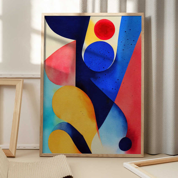 Tablou înramat „Nature Inspired Abstract Watercolor  (Day 93)” de Mauro