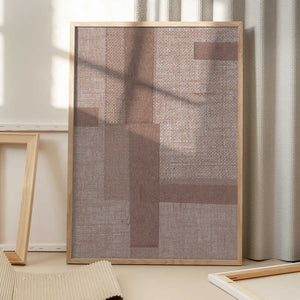Tablou înramat „Textured Geometry” de THE MIUUS STUDIO