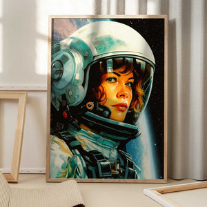 Tablou înramat „Astronaut Poster 1” de Taudalpoi