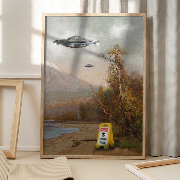 Tablou înramat „Restricted Area” de Dikhotomy