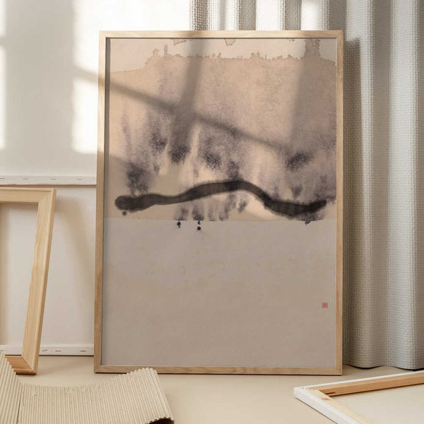 Tablou înramat „Study N°11 | Silent Process” de Thoth Adan