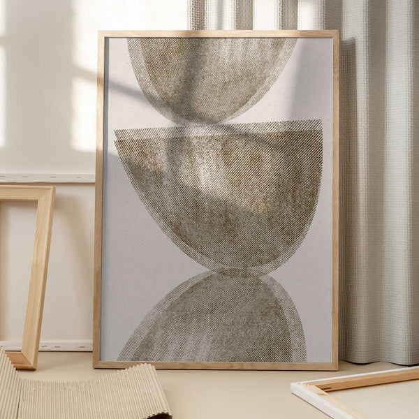 Tablou înramat „Curved Reflections” de THE MIUUS STUDIO