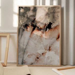 Tablou înramat „Shadow and textures” de Imaginative