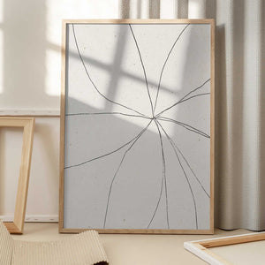 Tablou înramat „Cracked Symmetry” de uplusmestudio