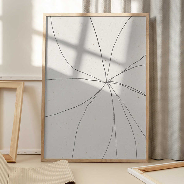 Tablou înramat „Cracked Symmetry” de uplusmestudio