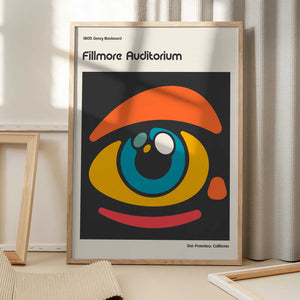 Tablou înramat „Fillmore Abstract Poster” de Retrodrome
