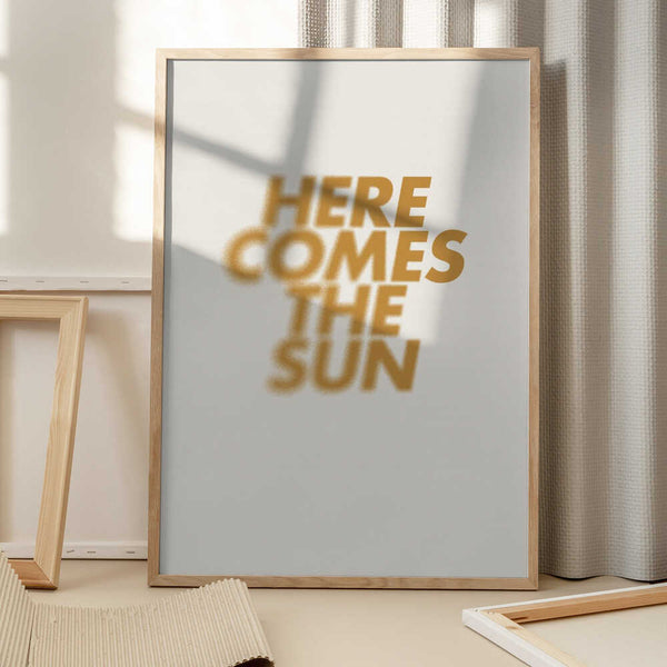 Tablou înramat „Sunlit Arrival” de THE MIUUS STUDIO