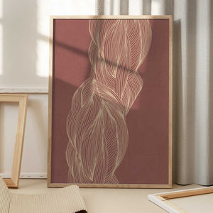 Tablou înramat „Interlacing” de Lucrecia Caporale