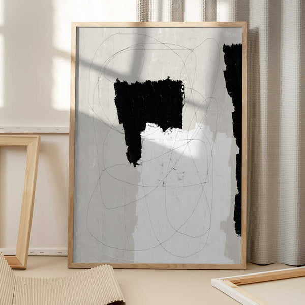 Tablou înramat „Chaotic Harmony” de THE MIUUS STUDIO