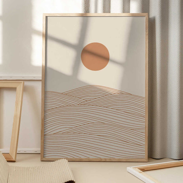 Tablou înramat „Over the Horizon” de Natasha Playell