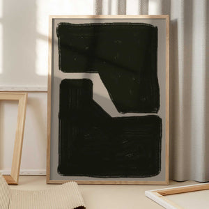 Tablou înramat „Abstract Contrast” de THE MIUUS STUDIO