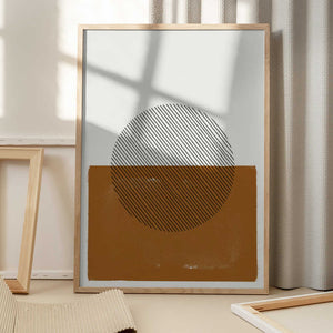 Tablou înramat „Striped Horizon” de THE MIUUS STUDIO