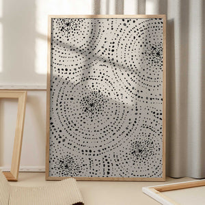 Tablou înramat „Whispering Dots” de THE MIUUS STUDIO