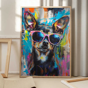 Tablou înramat „Bad Girl” de SHANDU