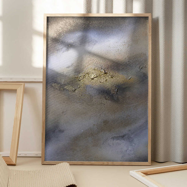 Tablou înramat „Textured Calm” de Anete Purina-Purite