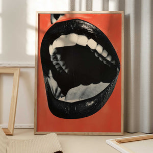 Tablou înramat „The Mouth” de Andreas Magnusson