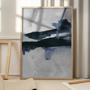 Tablou înramat „Blu 1” de Dan Hobday