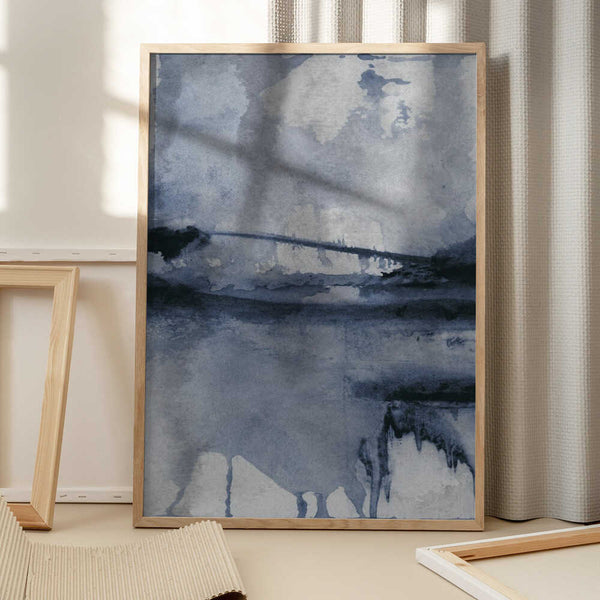 Tablou înramat „Blu 2” de Dan Hobday