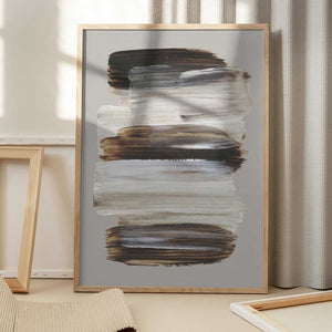 Tablou înramat „Abstract Brush Strokes 108” de Mareike Böhmer